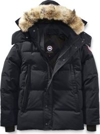 Canada Goose Miesten Untuvatakki Wyndham Parka Fusion Fit Tummansininen Kekale