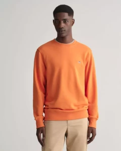 gant-miesten-college-reg-shield-c-neck-oranssi-1