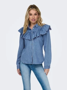 only-naisten-farkkupaita-onlindigo-ls-frill-dnm-shirt-qyt-noos-indigo-1