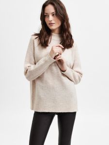 selected-femme-naisten-villapaita-slflulu-ls-knit-high-neck-noos-luonnonvalkoinen-1