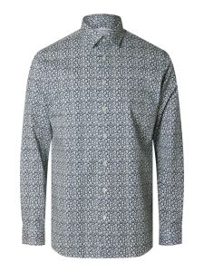 selected-miesten-kauluspaita-slim-performance-shirt-sininen-kuosi-1