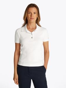 tommy-hilfiger-naisten-pikeepaita-slim-gold-button-polo-ss-valkoinen-1