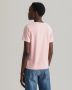 gant-naisten-t-paita-original-v-neck-ss-t-shirt-vaaleanpunainen-2