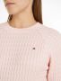 tommy-hilfiger-naisten-neule-co-cable-c-nk-sweater-vaaleanpunainen-5