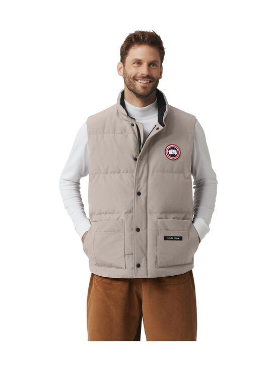 Canada goose vest beige deals