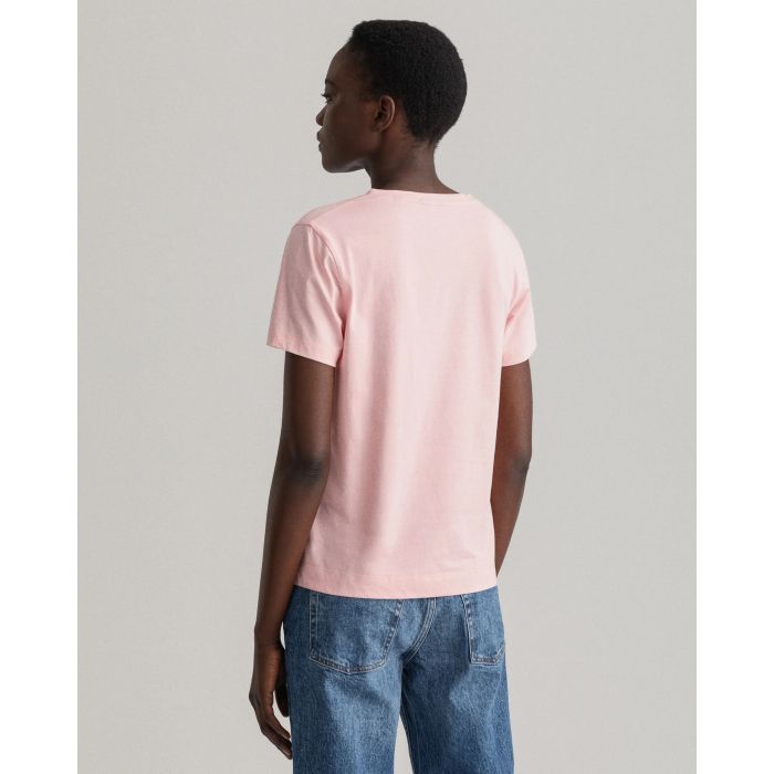 gant-naisten-t-paita-original-v-neck-ss-t-shirt-vaaleanpunainen-2