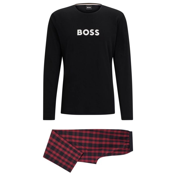 hugo-boss-miesten-pyjamat-easy-long-set-musta-1