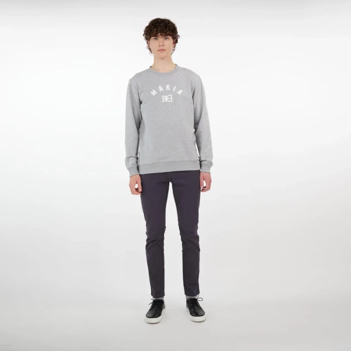 makia-miesten-collegepaita-brand-sweatshirt-keskiharmaa-2