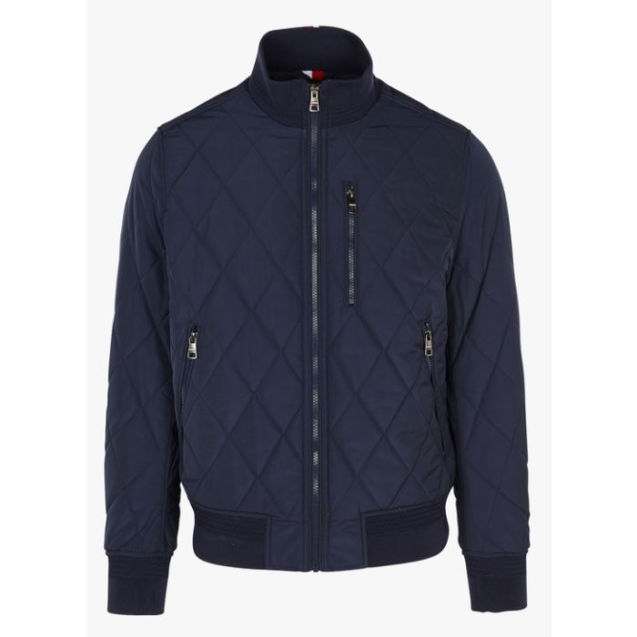 Tommy hilfiger diamond quilted hot sale bomber