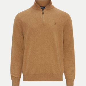 Polo Ralph Lauren Miesten Neulepusero, LS HZ PP-LONG SLEEVE-PULLOVER Beige