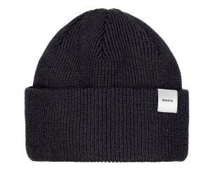 Makia Miesten Villapipo, Merino Thin Cap Musta