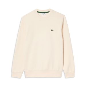 Lacoste Miesten Collegepaita, BRUSHED COTTON FLEEX JOGGER SWEATSHIRT Luonnonvalkoinen