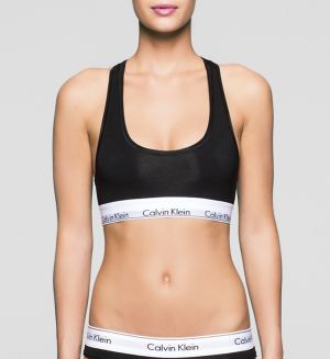 Calvin Klein Toppi, Bralette Musta