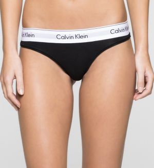 Calvin Klein Naisten Alushousut, Thong Musta