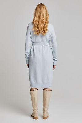 Andiata, Naisten Neulemekko, Aislayne Knit Dress  Vaaleansininen