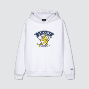 Billebeino Miesten Huppari, LEIJONAT X BILLEBEINO HOODIE Valkoinen