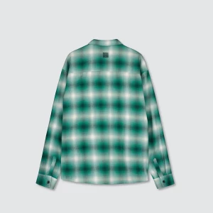 Billebeino Miesten Paita, PLAID FLANNEL SHIRT Vihreä Ruutu