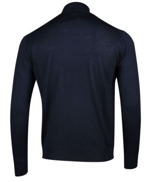 Black Blue Miesten Neulepusero, BASIC TURTLENECK Tummansininen