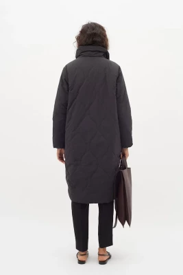 Inwear Naisten Talvitakki, LEIGANIW LONG COAT Black