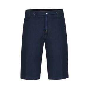 Bugatti Miesten Shortsit, BUGATTI LINEN COTTON SHORTS Tummansininen