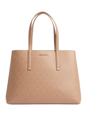 Calvin Klein Accessories laukku, CK MUST TOTE MD EPI MONO Vaalea Beige