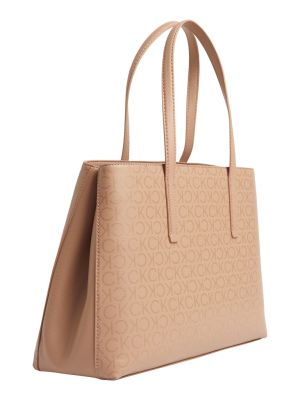 Calvin Klein Accessories laukku, CK MUST TOTE MD EPI MONO Vaalea Beige