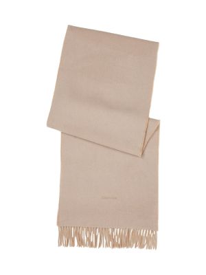 Calvin Klein Accessories Naisten Huivi, FRINGES TWO TONES SCARF Vaalea Beige