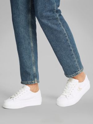 Calvin Klein Accessories naisten kengät, VULC FLATFORM LOW CV MG Valkoinen