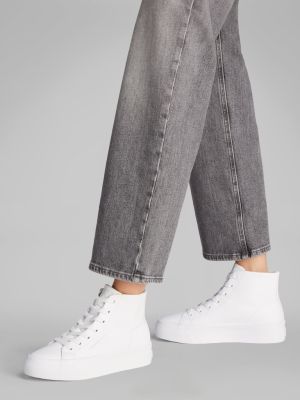 Calvin Klein Accessories naisten kengät, VULC FLATFORM MID MG LTH Valkoinen