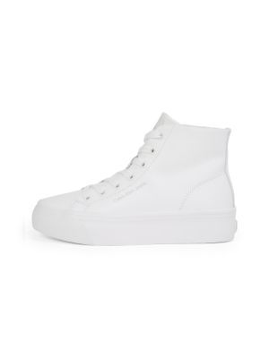 Calvin Klein Accessories naisten kengät, VULC FLATFORM MID MG LTH Valkoinen