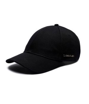 Calvin Klein Accessories naisten lippis, CALVIN KLEIN COTTON TWILL CAP Musta