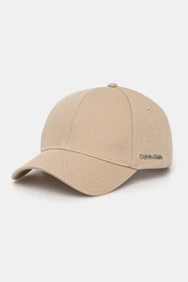 Calvin Klein Accessories naisten lippis, CALVIN KLEIN COTTON TWILL CAP Vaalea Beige