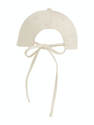 Calvin Klein Accessories Naisten Lippis, METAL LETTERING CANVAS CAP Valkoinen