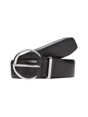 Calvin Klein Accessories Naisten Vyö, MUST RND BUCKLE BELT 3.0 Musta