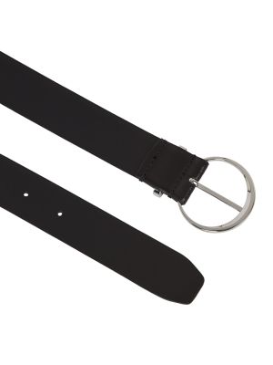 Calvin Klein Accessories Naisten Vyö, MUST RND BUCKLE BELT 3.0 Musta