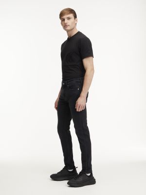 Calvin Klein Jeans farkut, SLIM TAPERED 1BY Musta