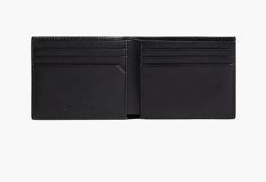 Calvin Klein Jeans Lompakko MINIMALISM BIFOLD Musta