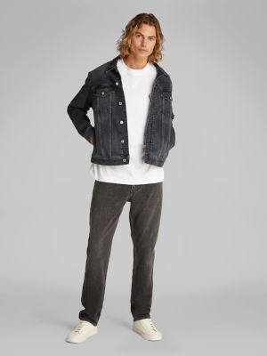 Calvin Klein Jeans miesten farkkutakki, SLIM DENIM JACKET BLACK Musta