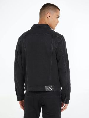 Calvin Klein Jeans Miesten Farkkutakki, SLIM DENIM JACKET Musta