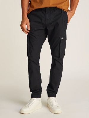 Calvin Klein Jeans Miesten Housut, SKNNY CARGO Musta