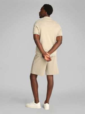 Calvin Klein Jeans miesten pikeepaita, KNITTED SLUB TEXTURE POLO Beige