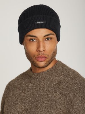 Calvin Klein Jeans Miesten Pipo WOOL DOCKER BEANIE Musta