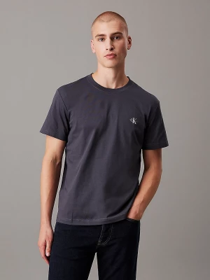 Calvin Klein Jeans Miesten T-paita, MONOGRAM T-SHIRT Tummanharmaa