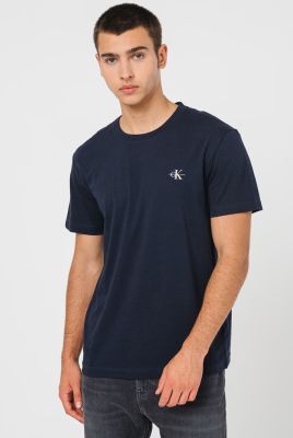 Calvin Klein Jeans Miesten T-paita  MONOGRAM T-SHIRT Tummansininen