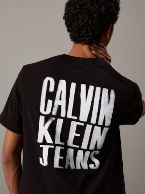 Calvin Klein Jeans miesten t-paita, PAINTED CALVIN KLEIN JEANS Musta