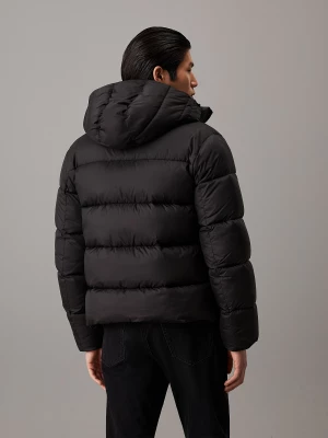 Calvin Klein Jeans Miesten Takki, HOODED QUILT PUFFER Musta