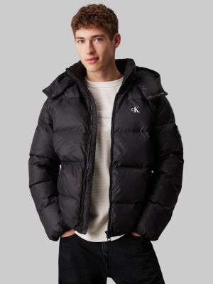 Calvin Klein Jeans Miesten Untuvatakki, K ESSENTIALS DOWN JACKET Musta