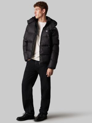 Calvin Klein Jeans Miesten Untuvatakki, K ESSENTIALS DOWN JACKET Musta