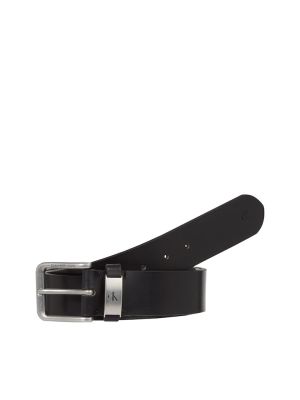 Calvin Klein Jeans Miesten Vyö, RO CL MET LOOP LTHR BELT40MM Musta