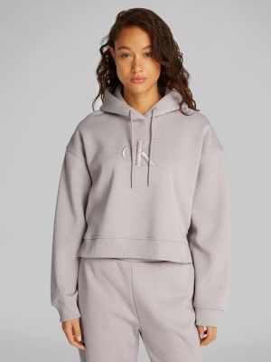 Calvin Klein Jeans Naisten College, RAISED EMBROIDERY CK HOODIE Kitti